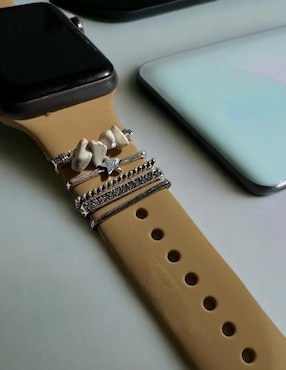Correa para Smartwatch Mamá Pulpo de silicón + Charms