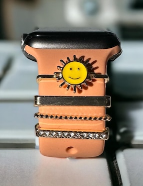 Correa para Smartwatch Mamá Pulpo de silicón + Charms