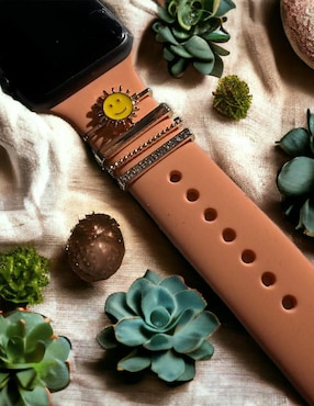 Correa para Smartwatch Mamá Pulpo de silicón + Charms