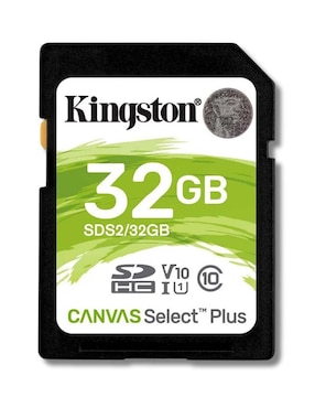 Memoria SD Kingston Capacidad 32 GB