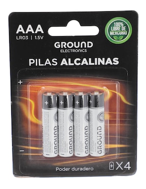 Batería AAA Alcalino Ground 1.5 V