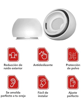 Almohadillas para audífonos Alomia Para Airpods Pro