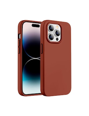 Apple Wallet De Cuero MagSafe Rojo iPhone 12 - Backfone