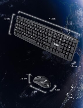 Mouse y teclado Techzone Gaming NASA