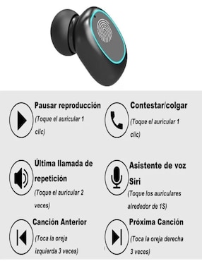 Audífonos True Wireless Wünd inalámbricos con cancelación de ruido