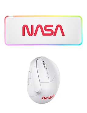 Mouse Inalámbrica Techzone Con Mousepad RGB KIT6NAMR