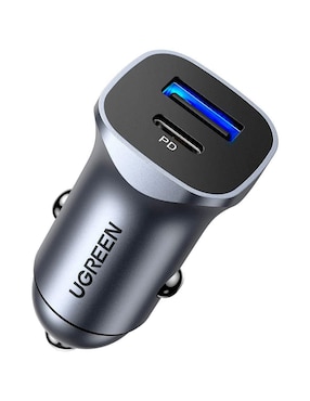 Cargador auto Ugreen USB tipo A + USB tipo C