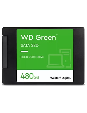 Unidad SSD Western Digital Capacidad 480 GB