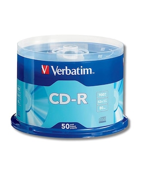 CD-R Verbatim de 50 piezas