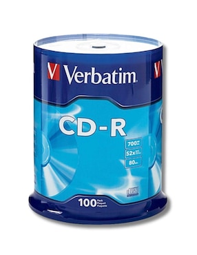 CD-R Verbatim de 100 piezas