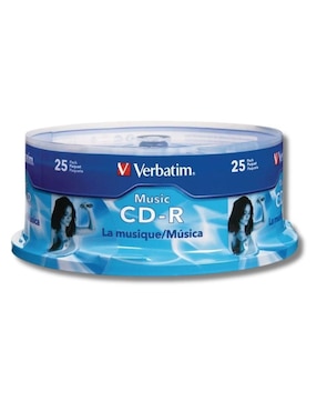 CD-R Verbatim de 25 piezas