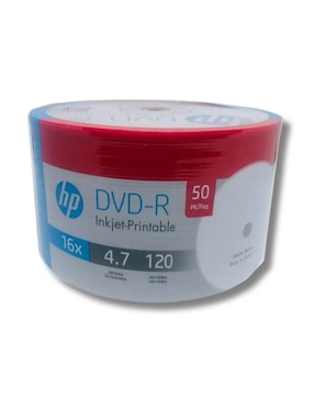 DVD-R HP de 50 piezas