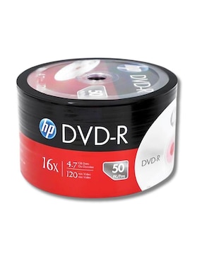 DVD-R HP de 50 piezas