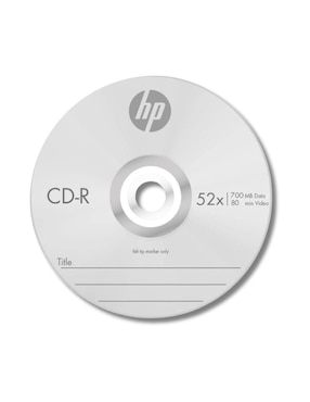 CD-R HP De 50 Piezas