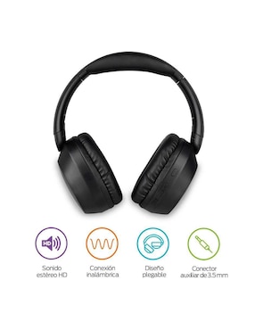 Audífonos Over-Ear Redlemon Bt5.3 alámbricos e inalámbricos con cancelación de ruido