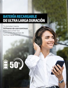 Audífonos Over-Ear Redlemon Bt5.3 alámbricos e inalámbricos con cancelación de ruido