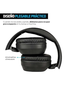Audífonos Over-Ear Redlemon Bt5.3 alámbricos e inalámbricos con cancelación de ruido