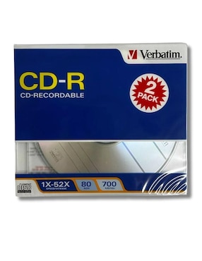 CD-R Verbatim de 2 piezas