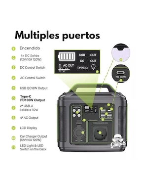 Batería portátil MR. GADGETS 80000 mAh