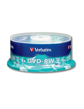 Dvd-rw Verbatim De 30 Piezas