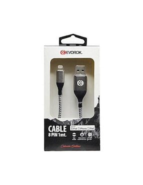 Cable USB A Acteck a tipo lightning de 1 m
