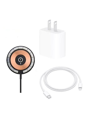 Cargador Inalámbrico Mr. Gadgets De 20 W Lightning + USB Tipo C