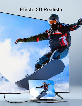 Cable mini HDMI Ugreen a tipo HDMI 4K de 22 cm