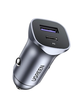 Cargador auto Ugreen USB tipo A + USB tipo C