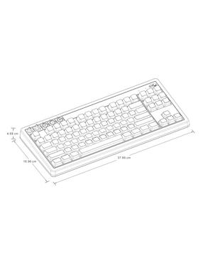 Teclado conexión inalámbrica Ground Gaming