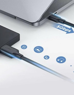Cable micro B Ugreen a tipo USB C de 1 m