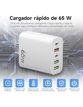 Adaptador de corriente Mr. Gadgets USB tipo A + USB tipo C
