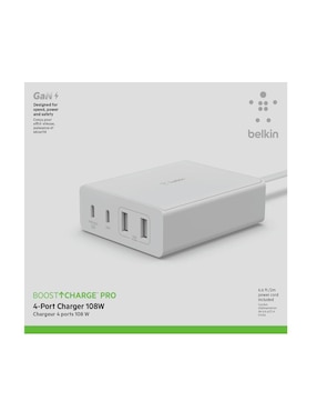 Hub Belkin WCH010DQWH de 4 Puertos USB