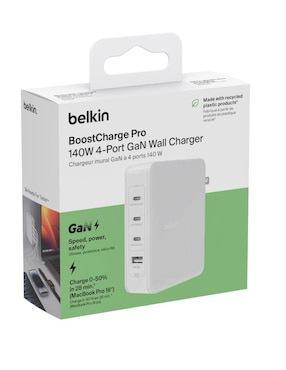 Hub Belkin WCH014DQWH de 4 Puertos USB