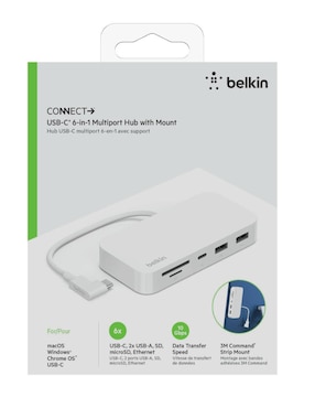 Hub Belkin INC011TTWH de 6 Salidas