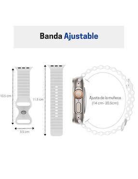 Correa para smartwatch Alomia de silicón