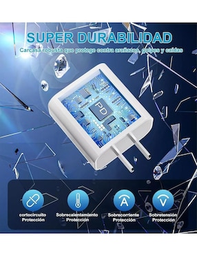 Cargador pared Mr. Gadgets USB tipo C