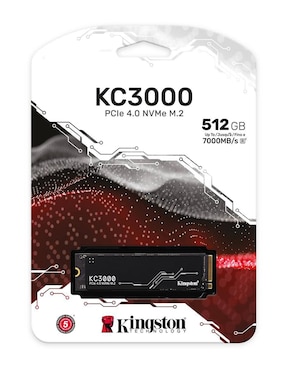 Unidad SSD Kingston capacidad 512 GB