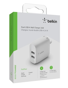Cargador pared Belkin USB tipo A
