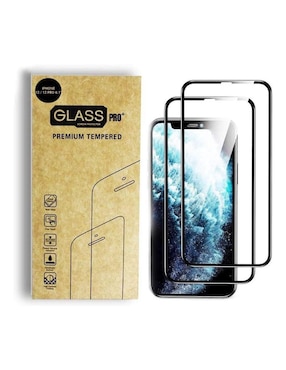 Set mica celular Bluelander iPhone 12 y 12 Pro de cristal templado
