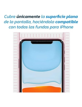 Set mica celular Bluelander iPhone 12 y 12 Pro de cristal templado