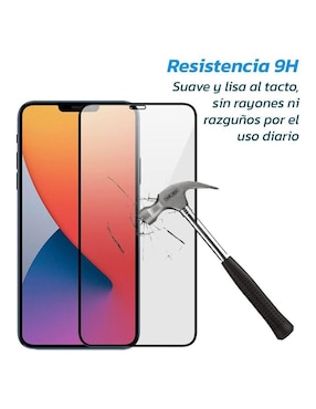 Set mica celular Bluelander iPhone 12 y 12 Pro de cristal templado