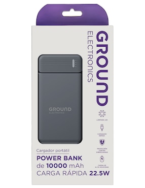 Batería portátil GROUND 10000 mAh HMVMPB022