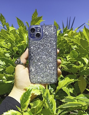 Funda para iPhone 14 Glitter de plástico
