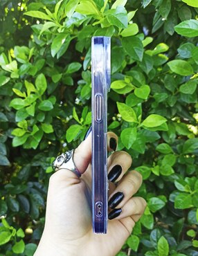 Funda para iPhone 14 Glitter de plástico