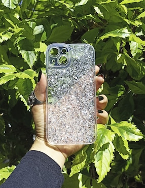 Funda para iPhone 14 Plus Glitter de plástico
