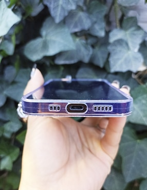Funda para iPhone 13 Glitter de plástico