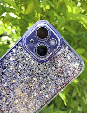 Funda para iPhone 15 Plus Glitter de plástico