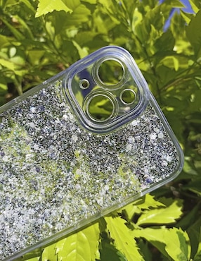 Funda para iPhone 15 Plus Glitter de plástico