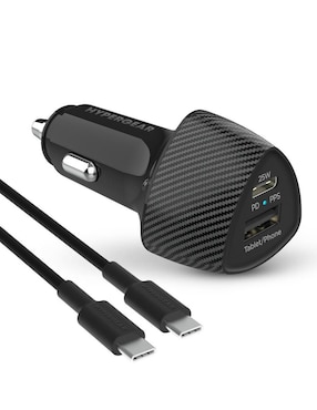 Cargador Auto Hypergear De 25 W USB + USB Tipo C