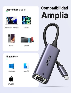 Adaptador tipo C Ugreen